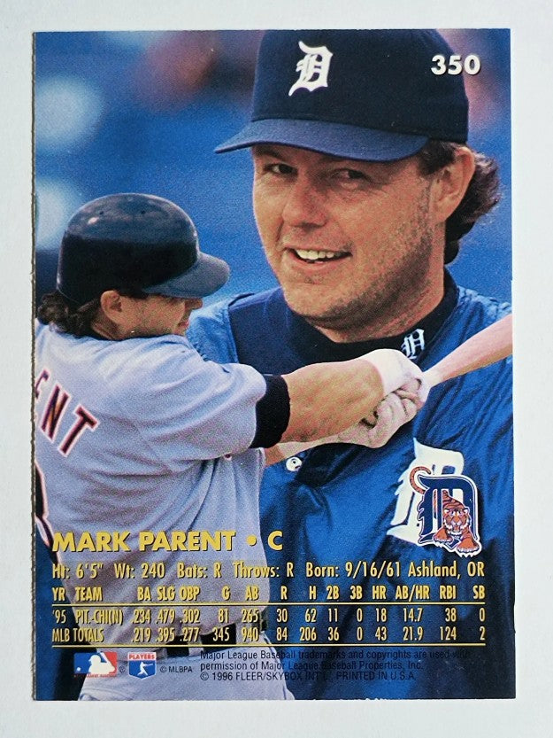 1996 Ultra #350 Mark Parent