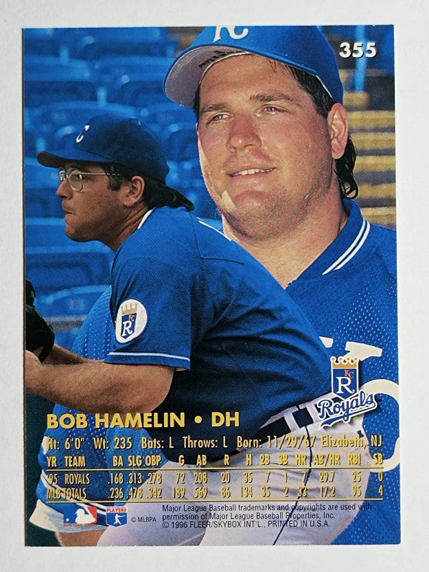 1996 Ultra #355 Bob Hamelin