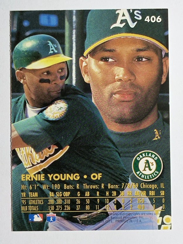 1996 Ultra #406 Ernie Young