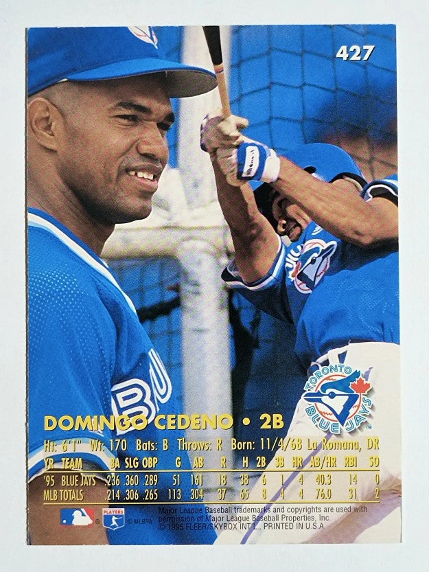 1996 Ultra #427 Domingo Cedeno