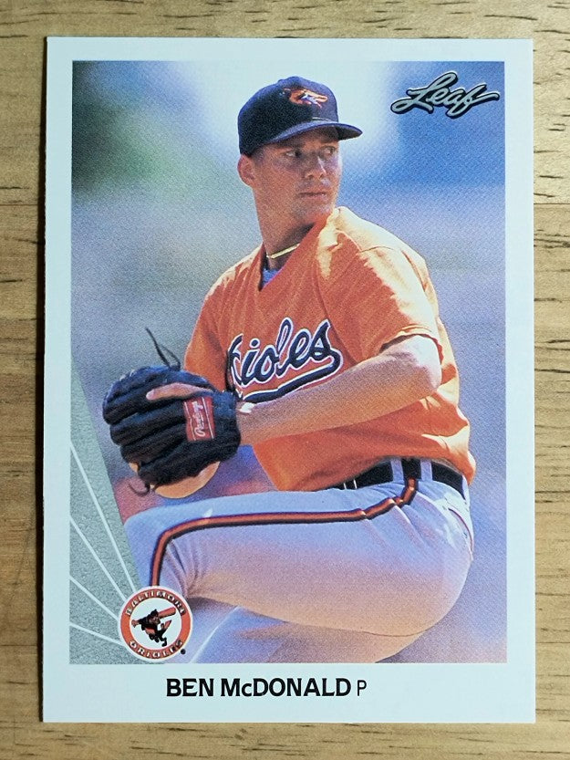 1990 Leaf #249 Ben McDonald RC