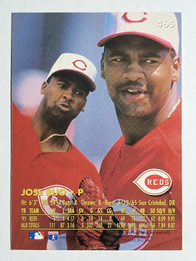 1996 Ultra #465 Jose Rijo