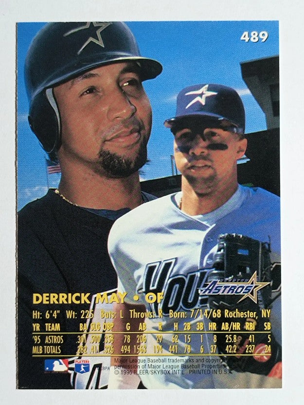 1996 Ultra #489 Derrick May