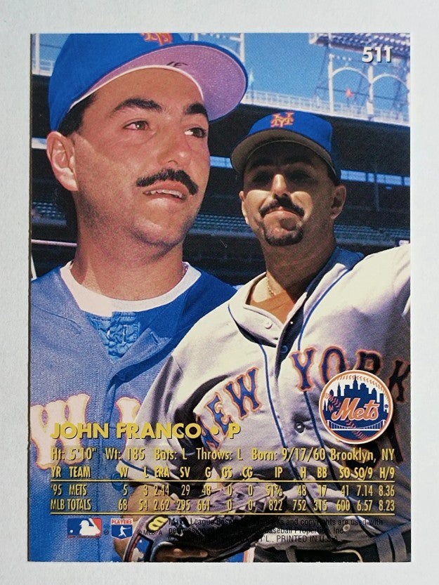 1996 Ultra #511 John Franco