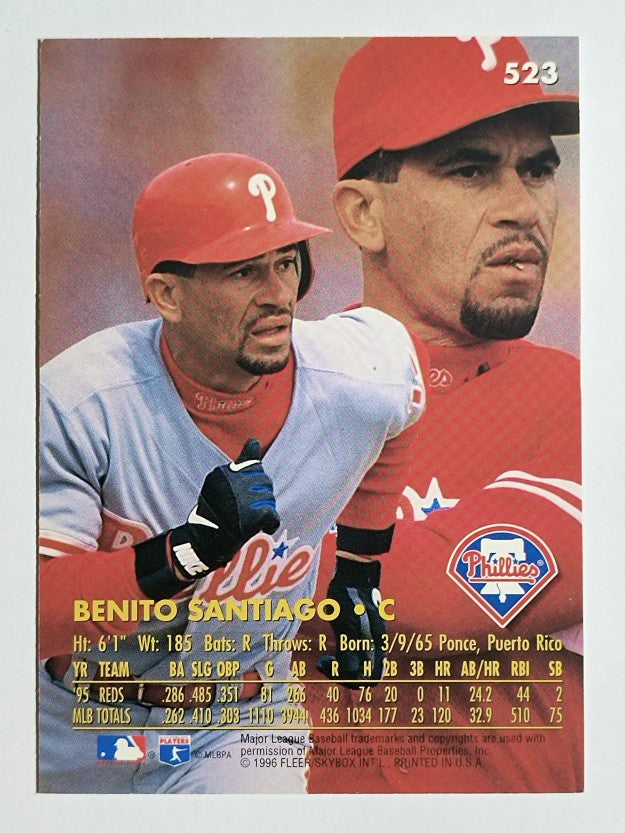 1996 Ultra #523 Benito Santiago
