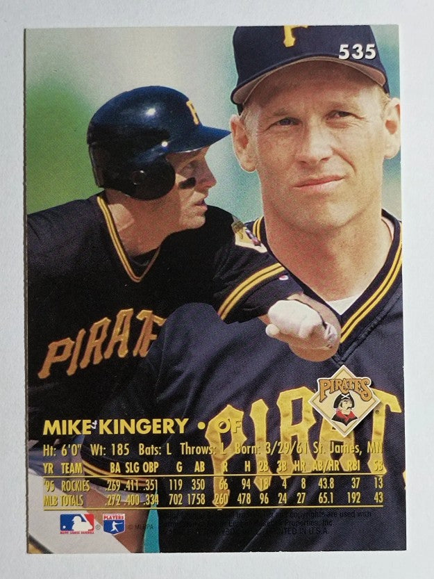 1996 Ultra #535 Mike Kingery