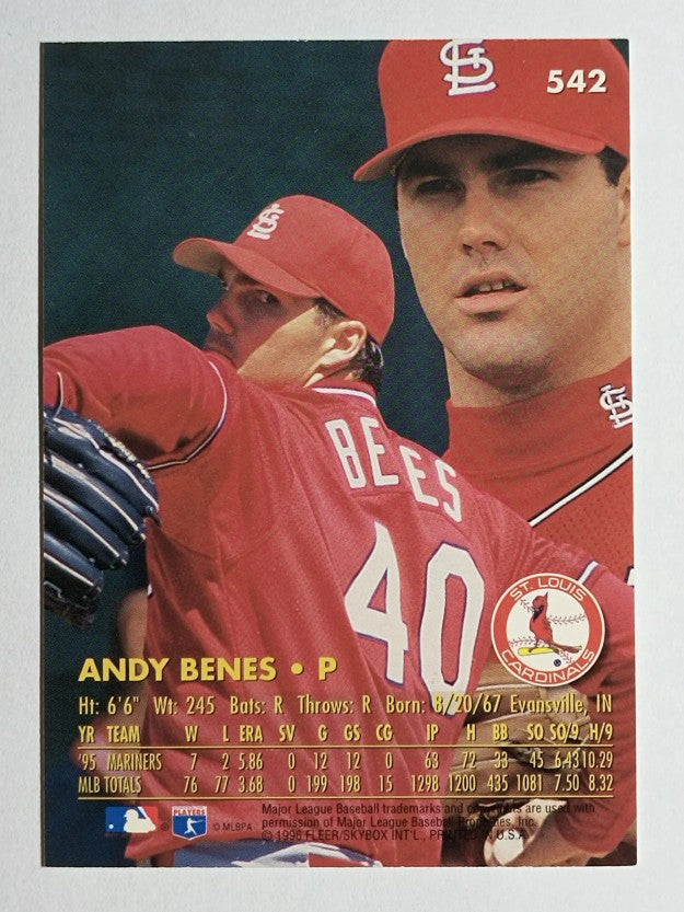 1996 Ultra #542 Andy Benes