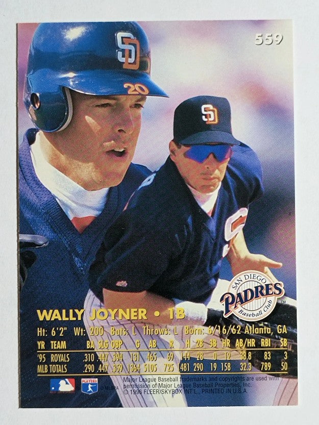 1996 Ultra #559 Wally Joyner