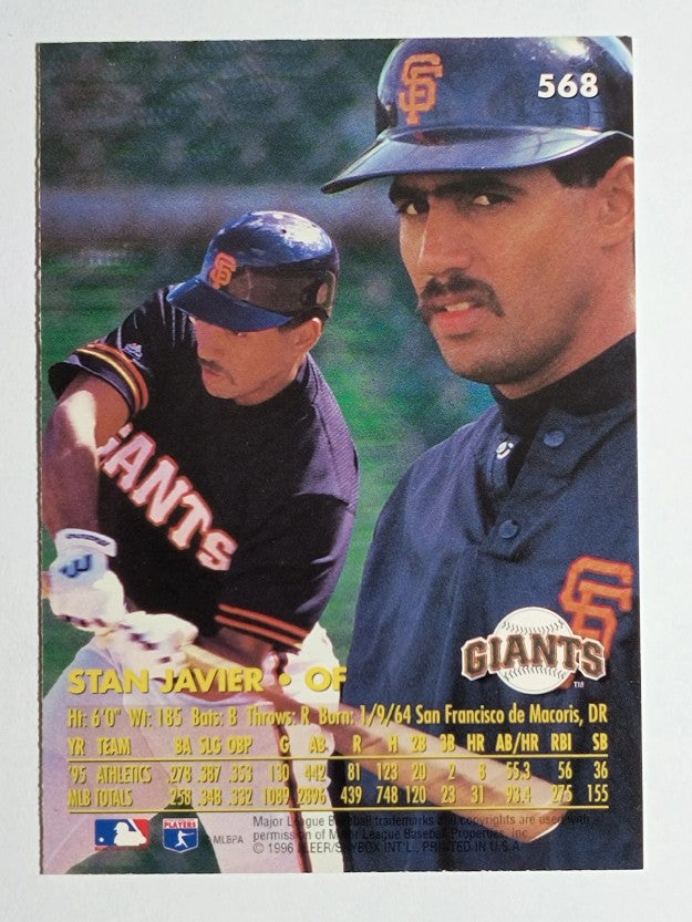 1996 Ultra #568 Stan Javier