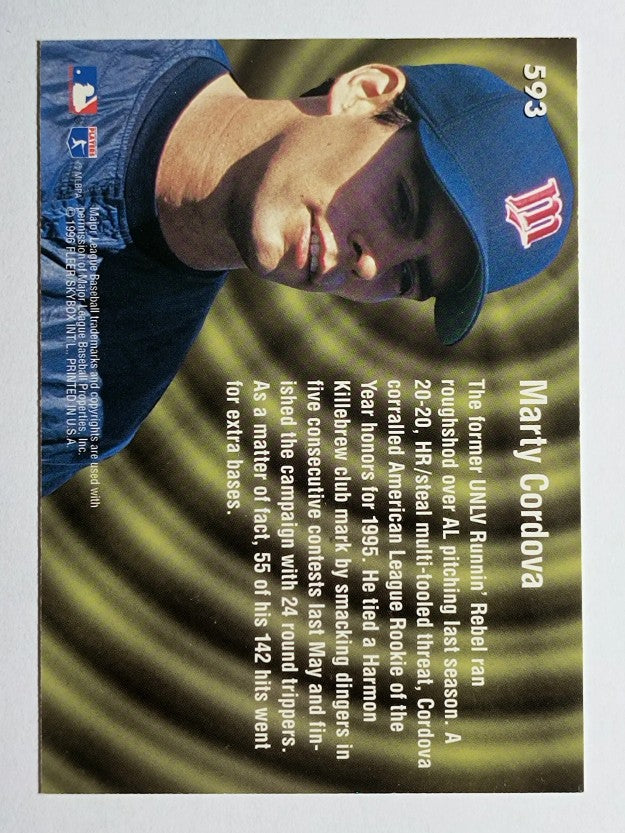 1996 Ultra #593 Marty Cordova RAW