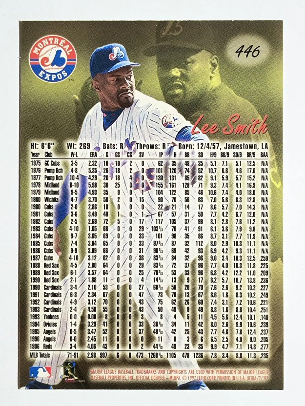 1997 Ultra #446 Lee Smith