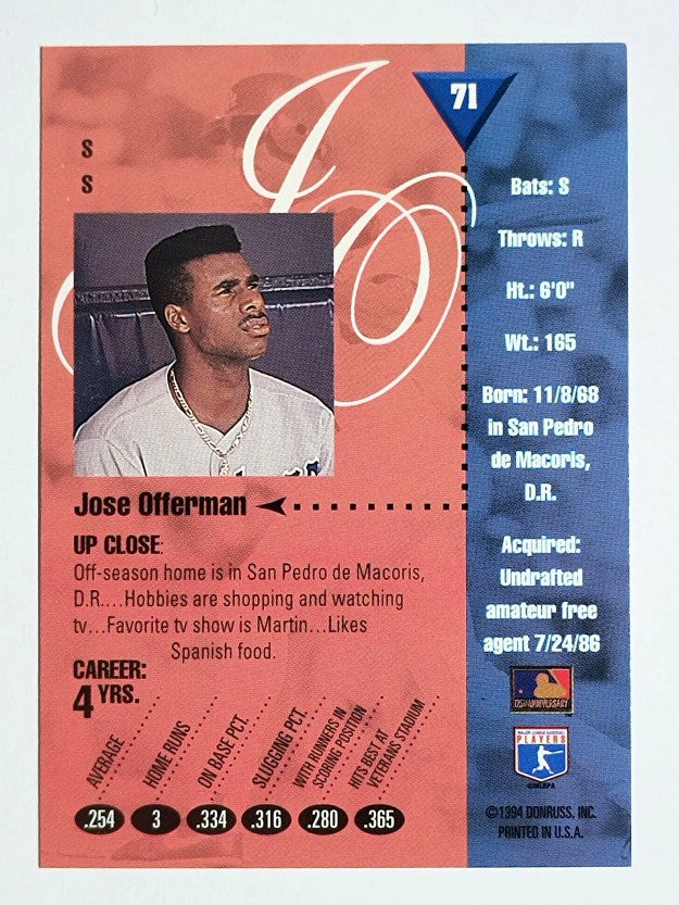 1994 Studio #71 Jose Offerman