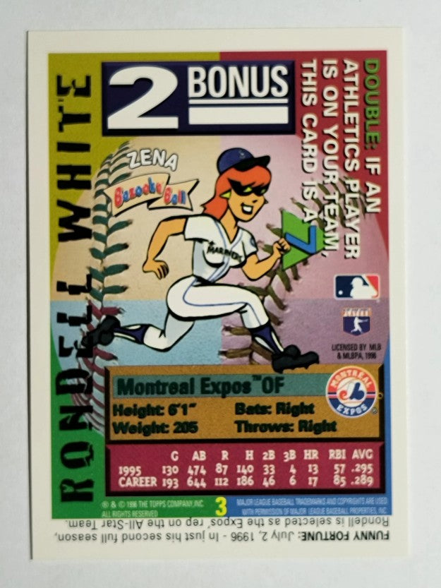 1996 Bazooka #3 Rondell White