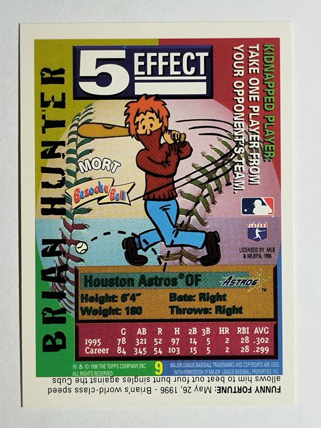 1996 Bazooka #9 Brian L.Hunter