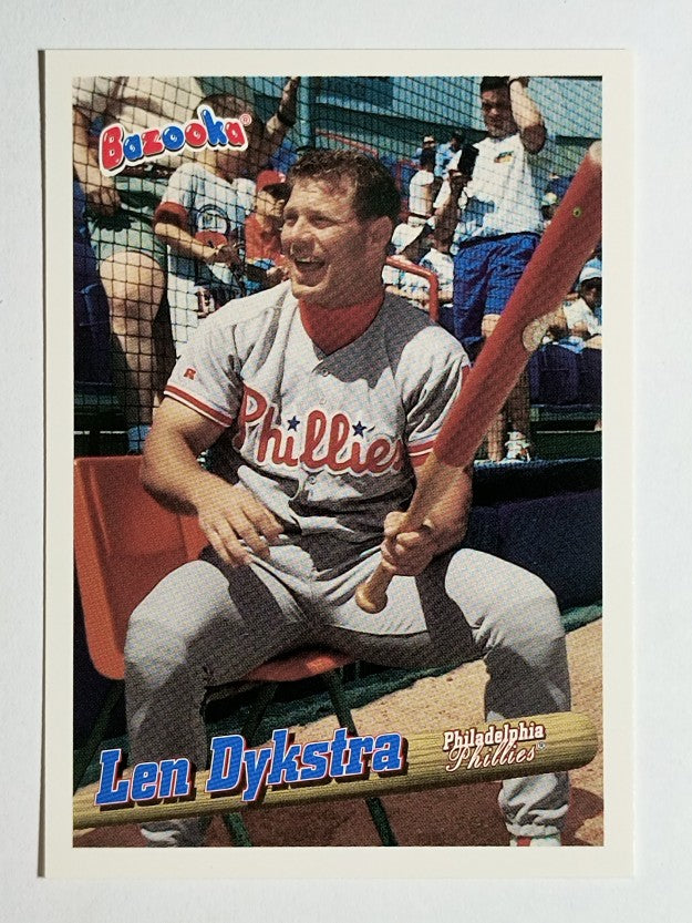 1996 Bazooka #10 Len Dykstra