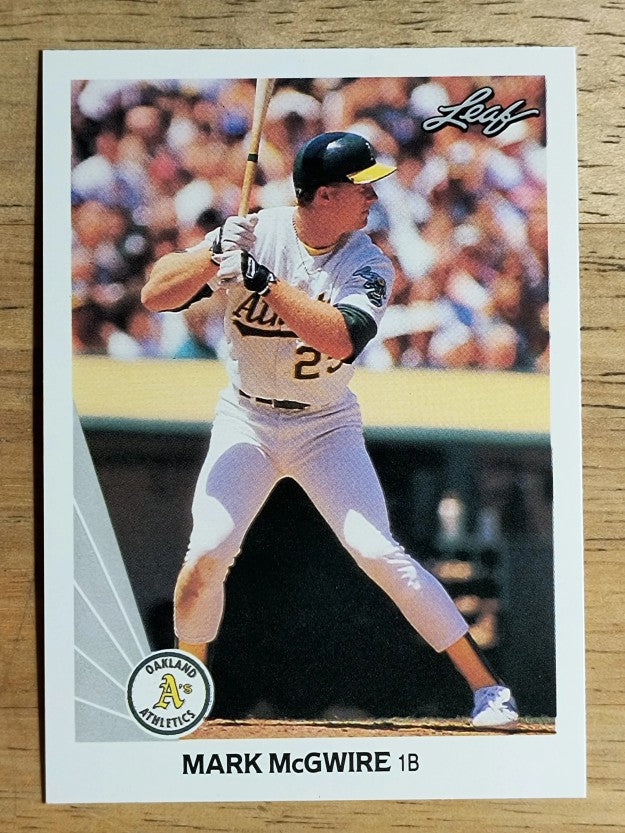 1990 Leaf #62 Mark McGwire