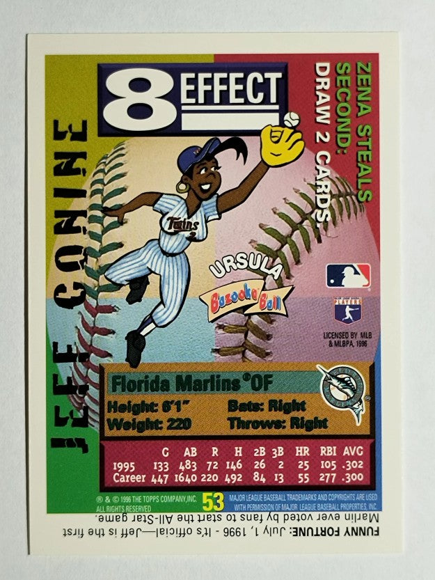 1996 Bazooka #53 Jeff Conine