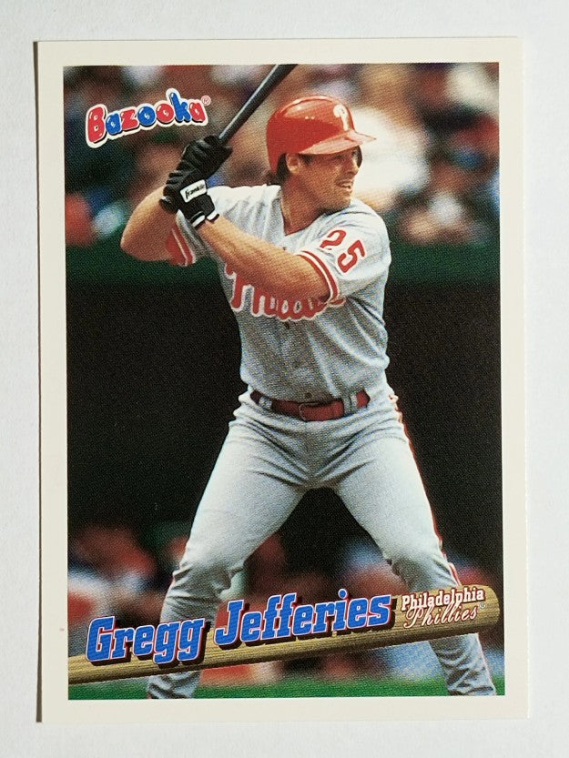1996 Bazooka #82 Gregg Jefferies