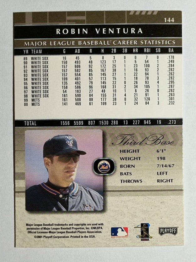 2001 Absolute Memorabilia #144 Robin Ventura