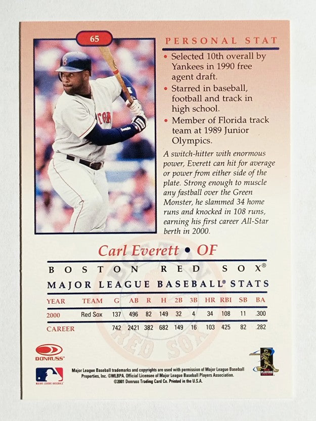 2001 Studio #65 Carl Everett