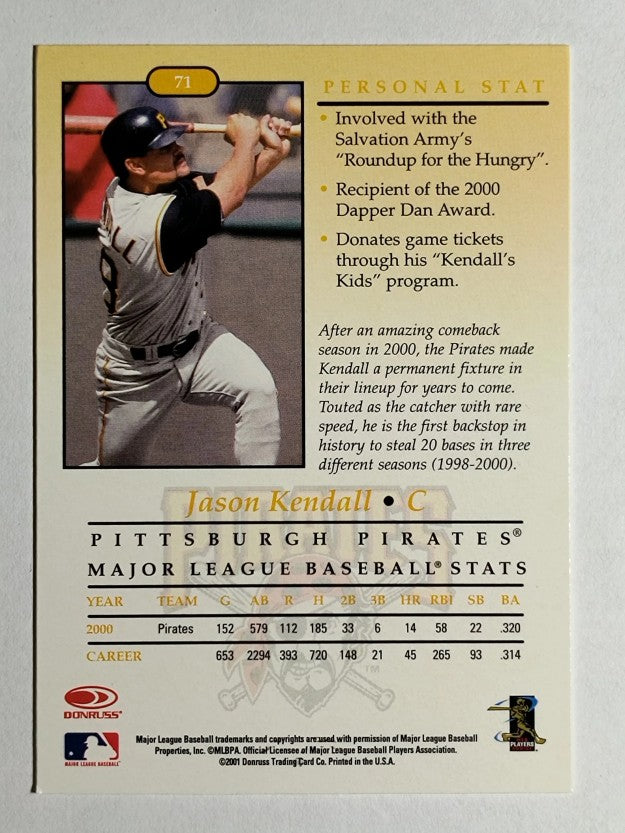 2001 Studio #71 Jason Kendall