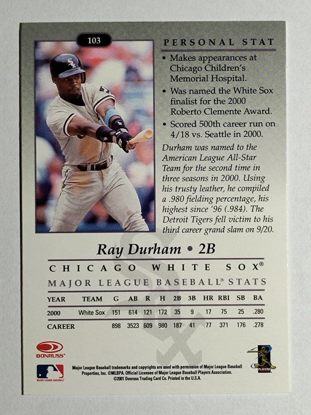 2001 Studio #103 Ray Durham