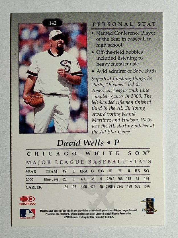 2001 Studio #142 David Wells