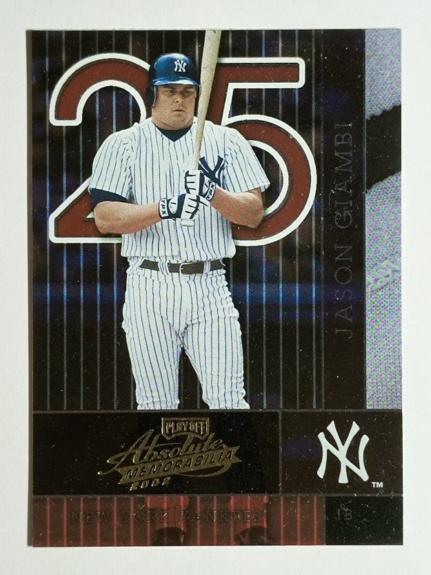 2002 Absolute Memorabilia #92 Jason Giambi