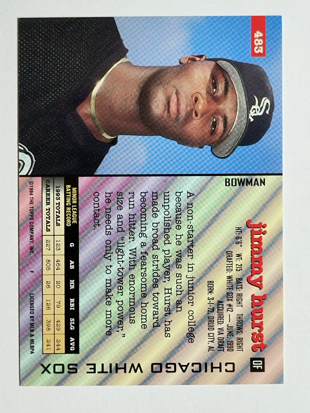 1994 Bowman #483 Jimmy Hurst RC