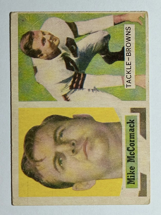 1957 Topps #3 Mike McCormack (GOOD)