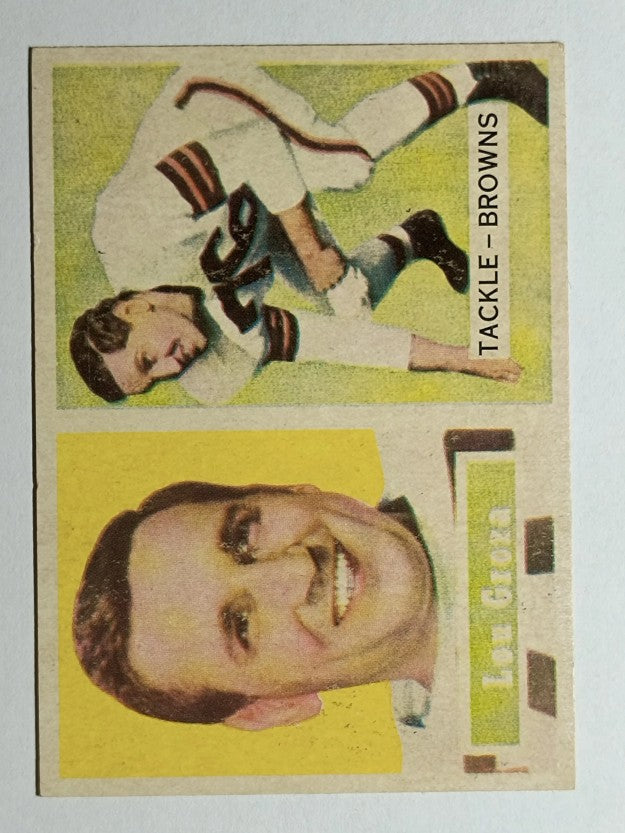 1957 Topps #28 Lou Groza (VG)