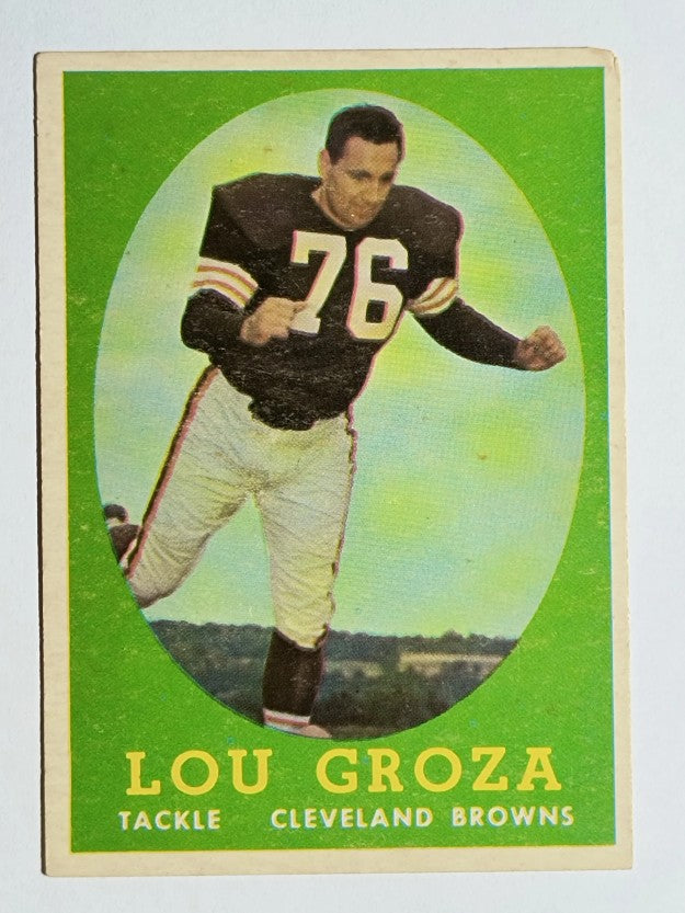 1958 Topps #52 Lou Groza (VGEX)