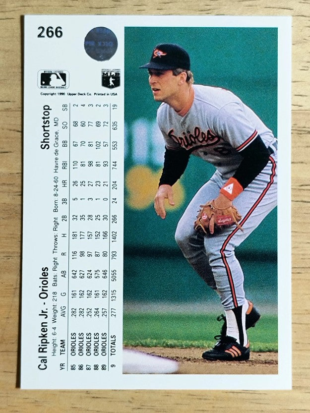 1990 Upper Deck #266 Cal Ripken