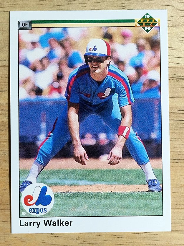 1990 Upper Deck #466 Larry Walker RC