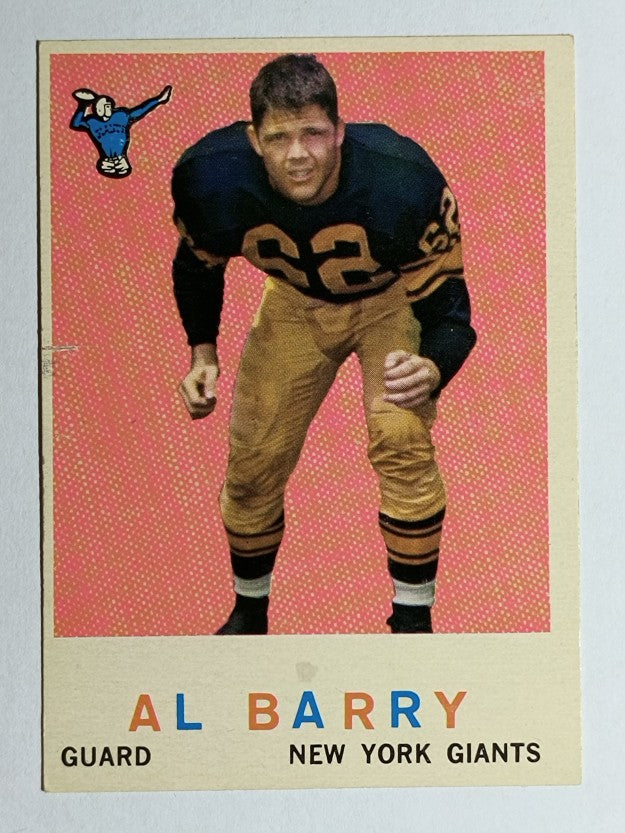 1959 Topps #138 Al Barry RC (VGEX)