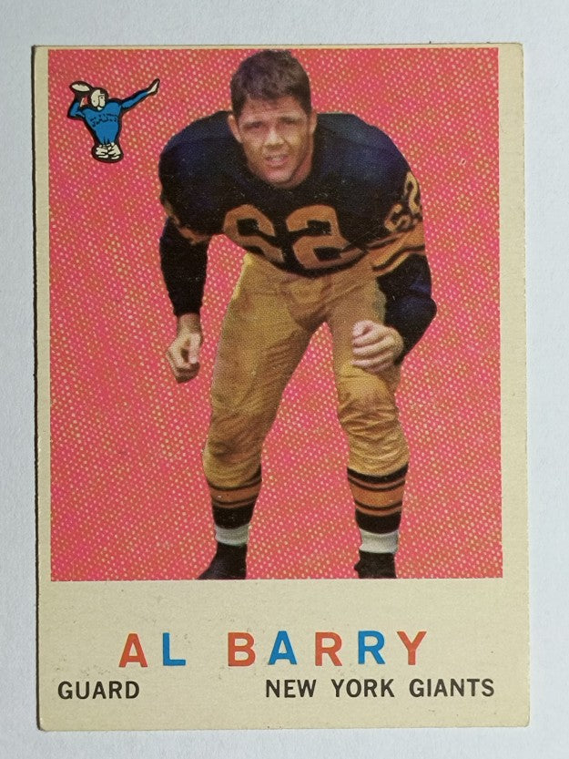 1959 Topps #138 Al Barry RC (EX)
