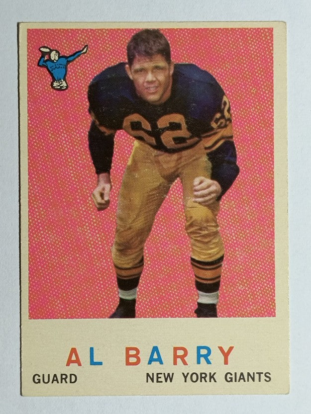 1959 Topps #138 Al Barry RC (EX)