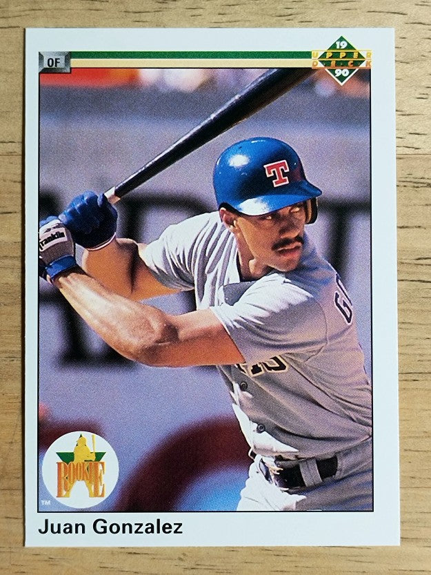 1990 Upper Deck #72 Juan Gonzalez RC