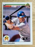 1990 Upper Deck #72 Juan Gonzalez RC