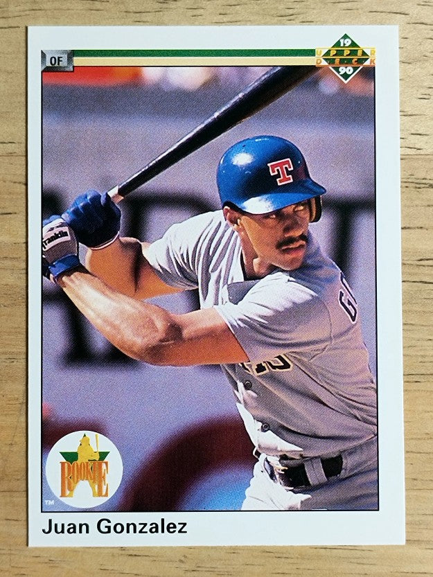 1990 Upper Deck #72 Juan Gonzalez RC