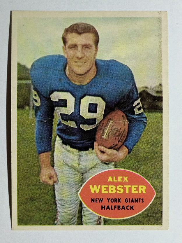 1960 Topps #75 Alex Webster (EX)