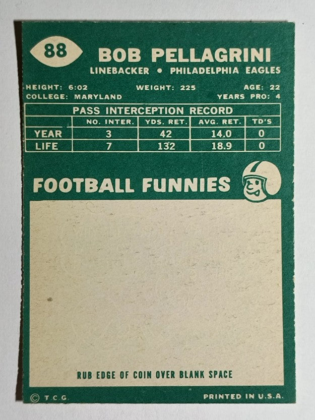 1960 Topps #88 Bob Pellegrini (EXMT)