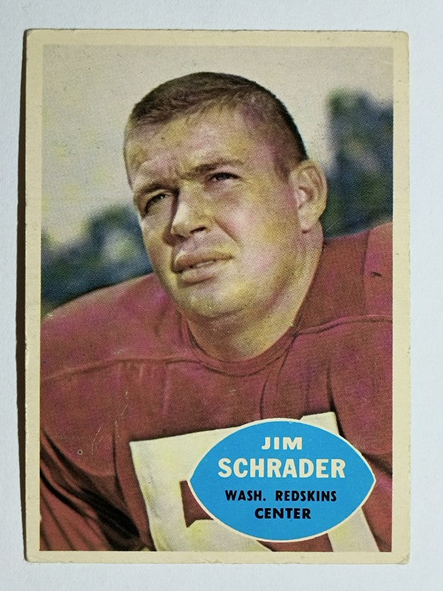 1960 Topps #128 Jim Schrader (GOOD)
