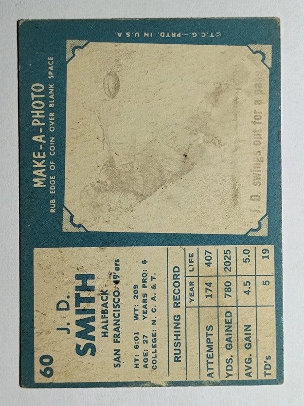 1961 Topps #60 J.D. Smith (GOOD)