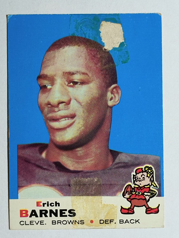 1969 Topps #4 Erich Barnes (POOR)