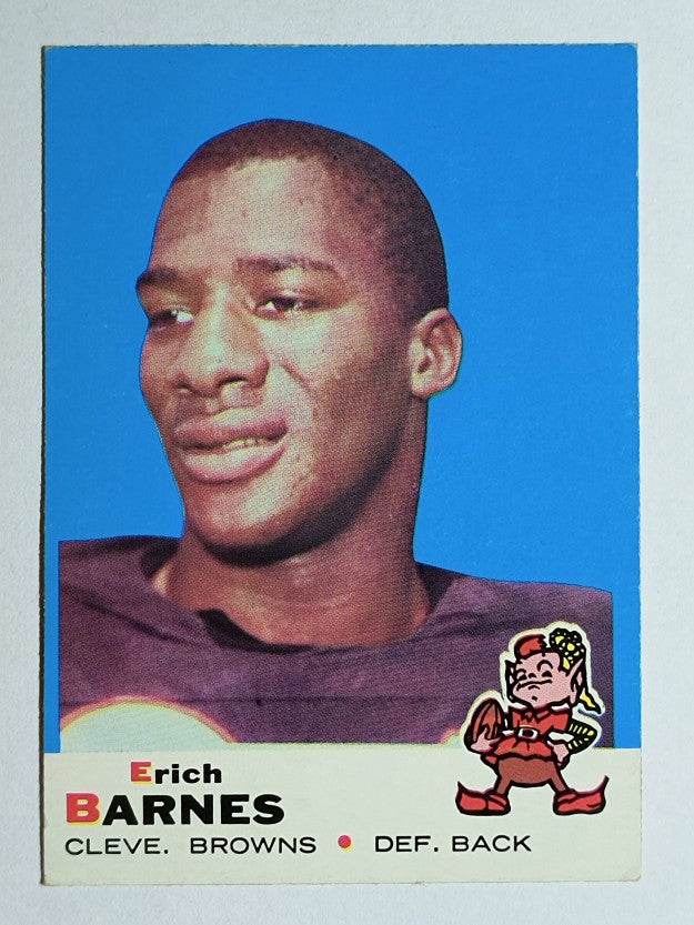 1969 Topps #4 Erich Barnes (VGEX)