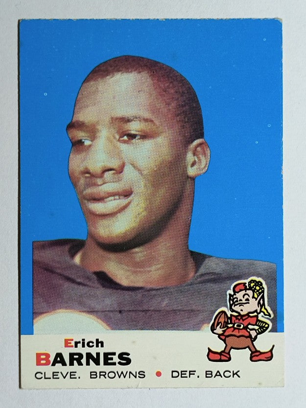 1969 Topps #4 Erich Barnes (VGEX)