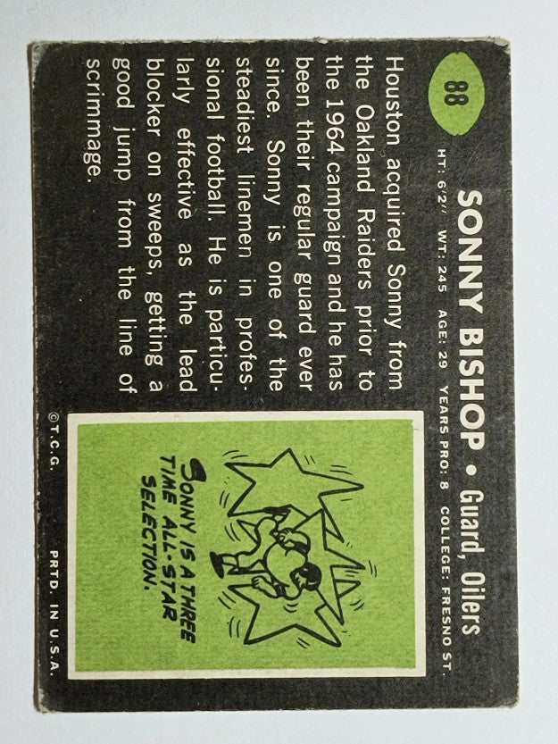 1969 Topps #88 Sonny Bishop (POOR)