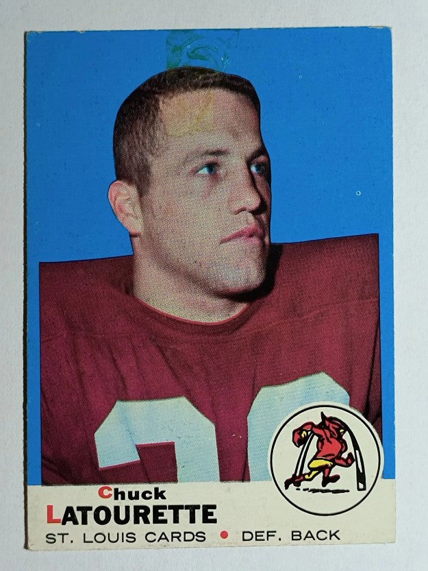 1969 Topps #112 Chuck Latourette RC (POOR)