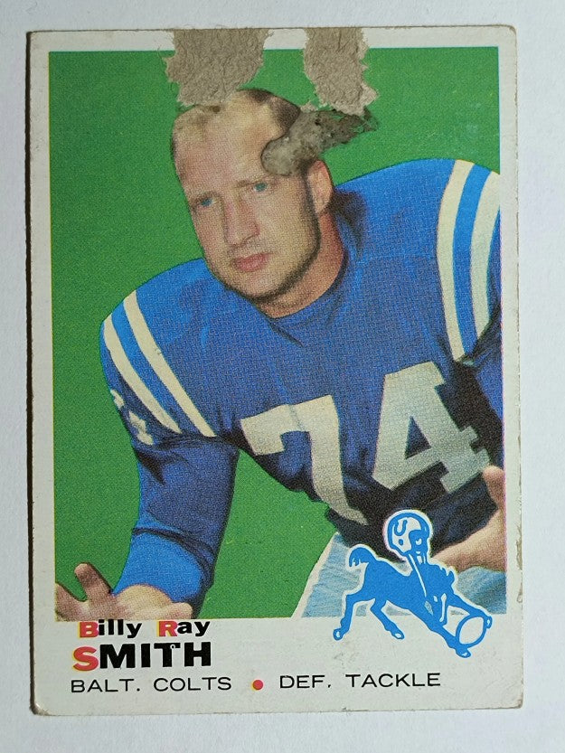 1969 Topps #185 Billy Ray Smith (POOR)